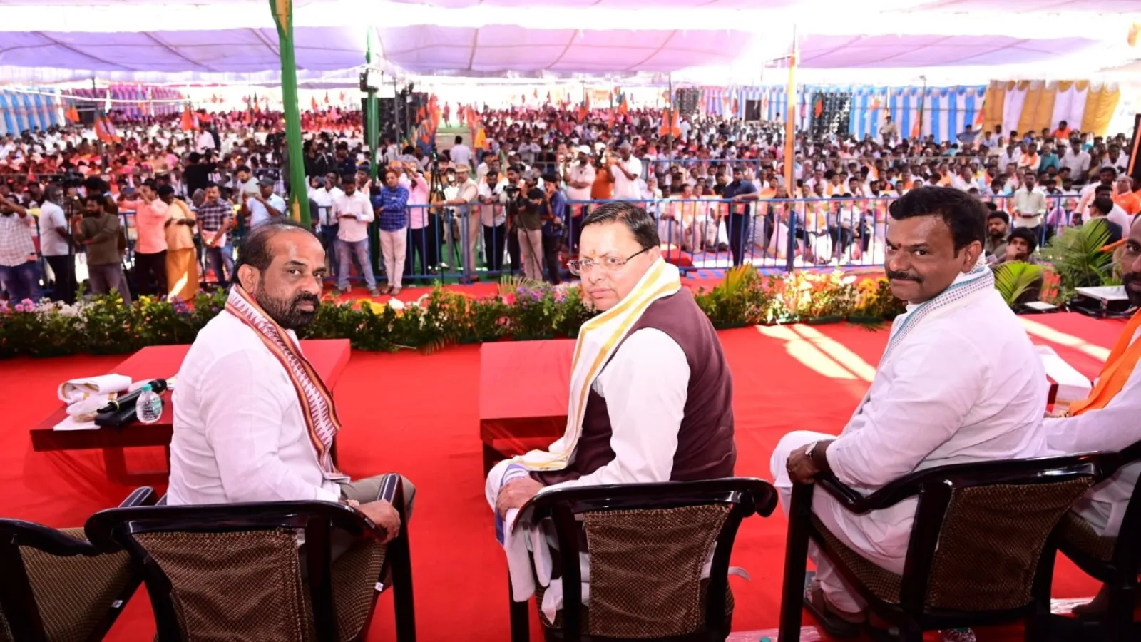 उत्तराखंड से आंध्र तक सीएम धामी की धमक, मदनपल्ली से तिरुपति तक गूंजा नाम