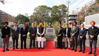 मुख्यमंत्री भगवंत सिंह मान ने अपना जापान दौरा शुरू किया, एडोगावा गांधी पार्क में महात्मा गांधी को पुष्पांजलि अर्पित की 9 मुख्यमंत्री भगवंत सिंह मान ने अपना जापान दौरा शुरू किया, एडोगावा गांधी पार्क में महात्मा गांधी को पुष्पांजलि अर्पित की