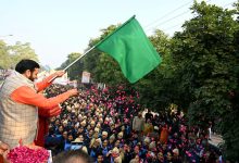 मुख्यमंत्री नायब सिंह सैनी ने अटल जन सेवा को समर्पित दौड़ को हरी झंडी दिखाकर रवाना किया