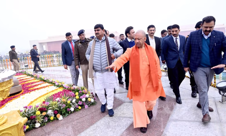 प्रधानमंत्री नरेंद्र मोदी 25 दिसंबर को करेंगे राष्ट्र प्रेरणा स्थल का उद्घाटन, सीएम योगी ने लिया जायजा