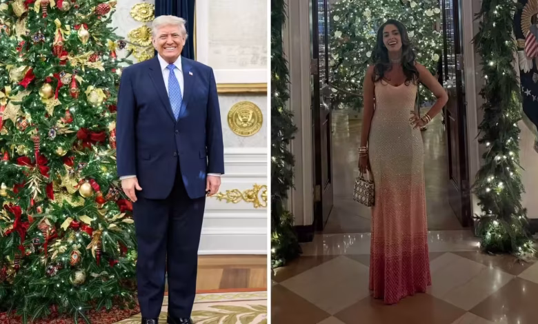 मल्लिका शेरावत ने व्हाइट हाउस में US प्रेसिडेंट डोनाल्ड ट्रंप के साथ क्रिसमस डिनर किया, ग्लैमरस अंदाज में शेयर की तस्वीरें