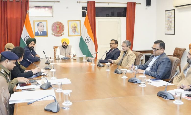 मुख्यमंत्री भगवंत सिंह मान ने शहीदी सभा के लिए श्रद्धालुओं की सुविधा हेतु पुख्ता प्रबंधों के आदेश दिए