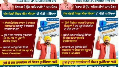 पंजाब में मुख्यमंत्री स्वास्थ्य योजना को डॉक्टरों और निजी मेडिकल कॉलेजों का पूर्ण समर्थन