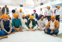 पंजाब के मुख्यमंत्री भगवंत मान ने अहमदाबाद गुरुद्वारे में माथा टेककर गुजरात की सुख, शांति और समृद्धि के लिए प्रार्थना की