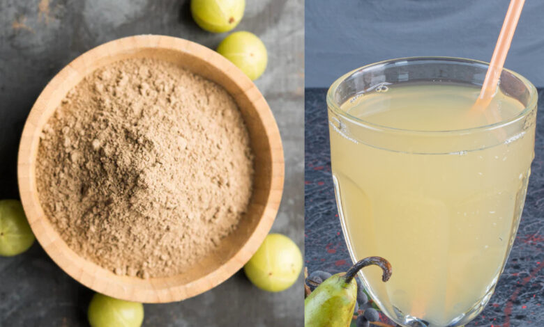 1 गिलास पानी में आंवला पाउडर मिलाकर पीने के फायदे: जानिए कैसे रहेगी सेहत मजबूत