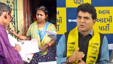 Gujarat: मतदाता सूची से गलत तरीके से नाम हटाने की कोशिश के खिलाफ अहमदाबाद में आम आदमी पार्टी की पत्रकार परिषद