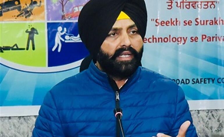 पंजाब सरकार ने राज्य के नागरिकों को उच्च सुरक्षा पंजीकरण नंबर प्लेट लगवाने के लिए ऑनलाइन सुविधा उपलब्ध कराई: भुल्लर