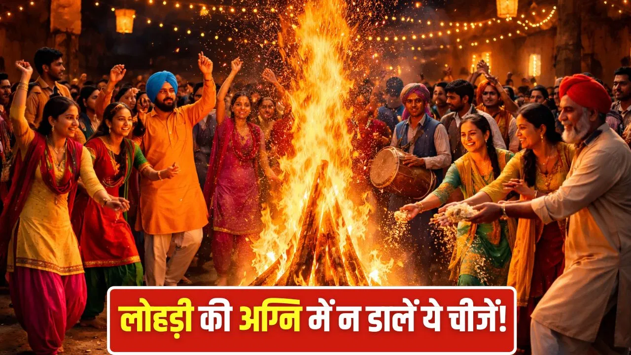 Lohri 2026: अग्नि में भूलकर भी न डालें ये चीजें, घर में आएगी खुशियों की जगह कंगाली! 12 Lohri 2026: अग्नि में भूलकर भी न डालें ये चीजें, घर में आएगी खुशियों की जगह कंगाली!