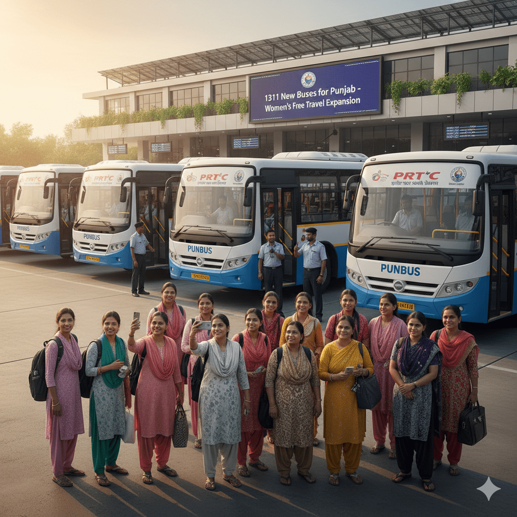 पंजाब में सार्वजनिक परिवहन का विस्तार: महिलाओं के लिए मुफ्त बस सेवा और रोज़गार के नए अवसर 12 Punjab free bus service for women