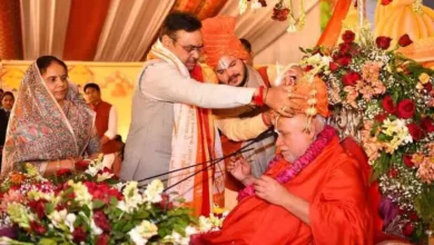 राजस्थान के मुख्यमंत्री भजनलाल शर्मा ने नींदड़ में आयोजित जगद्गुरु रामभद्राचार्य के जन्मदिन समारोह में शिरकत की