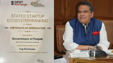 संजीव अरोरा: भारत सरकार द्वारा राज्यों के स्टार्टअप इकोसिस्टम रैंकिंग में एक बार फिर 'शीर्ष प्रदर्शनकर्ता' के रूप में मान्यता प्राप्त
