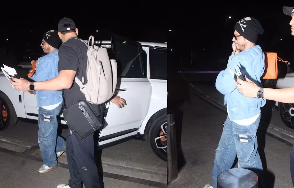 फिल्म ‘किंग’ रिलीज़ डेट के बाद एयरपोर्ट पर स्पॉट हुए शाहरुख खान, पैपराजी के लिए नहीं दिए पोज़”