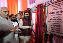 मुख्यमंत्री नायब सिंह सैनी ने उचाना विधानसभा क्षेत्र में पांच विकास परियोजनाओं का उद्घाटन किया