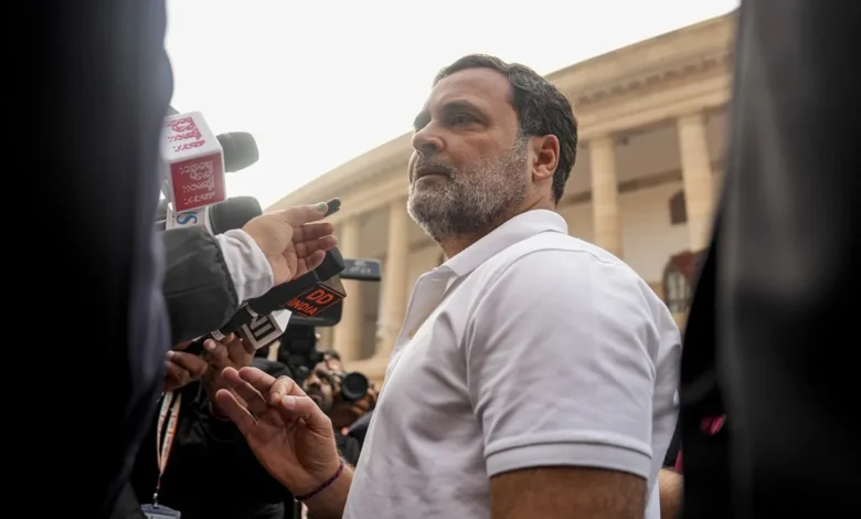 राहुल गांधी ने लोकसभा अध्यक्ष को पत्र लिखा, कहा- ‘सरकार के इशारे पर बोलने से रोका गया, लोकतंत्र पर काला धब्बा’