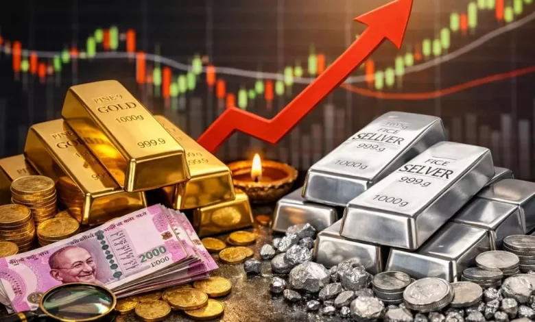 Today Gold Silver Rates: चांदी में 6,600 रुपये का उछाल, सोना 1.61 लाख रुपये पर पहुंचा