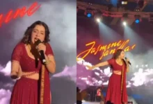 जैस्मीन सैंडलस ने दिल्ली कॉन्सर्ट में महिलाओं की सुरक्षा के लिए बीच में रोका शो, सोशल मीडिया पर वायरल वीडियो