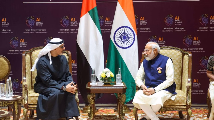 एआई इम्पैक्ट समिट 2026: PM मोदी और UAE क्राउन प्रिंस की बैठक से भारत-UAE साझेदारी को नई मजबूती