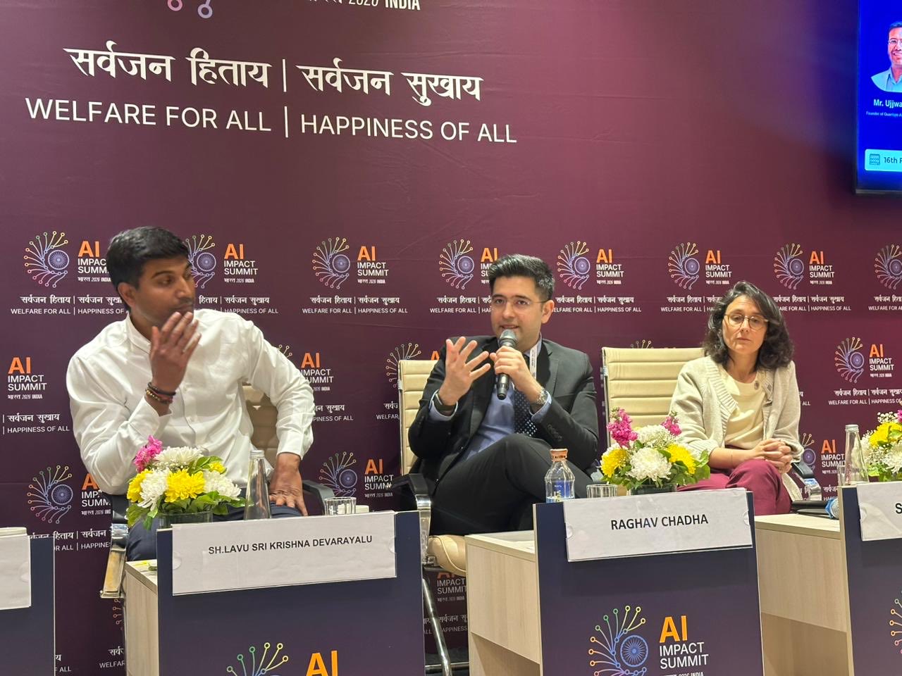 AI Impact Summit 2026: राघव चड्ढा ने उद्घाटन दिवस पर भारत में AI को बताया शक्ति और सुरक्षा का माध्यम 12 AI Impact Summit 2026: राघव चड्ढा ने उद्घाटन दिवस पर भारत में AI को बताया शक्ति और सुरक्षा का माध्यम