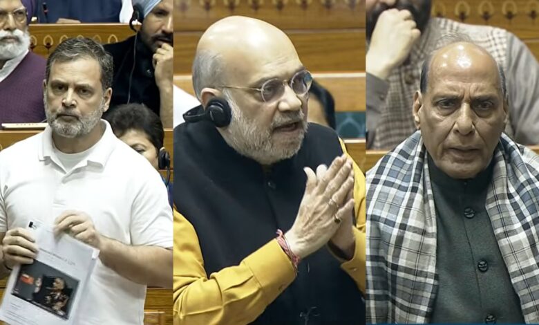 लोकसभा में हंगामा: राहुल गांधी ने नरवणे की अप्रकाशित किताब का जिक्र किया, राजनाथ और अमित शाह ने जताई कड़ी आपत्ति