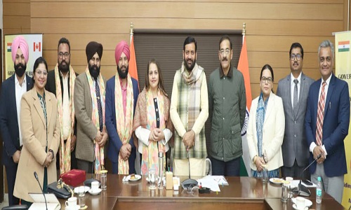 कनाडा के प्रतिनिधिमंडल ने चंडीगढ़ में मुख्यमंत्री नायब सिंह सैनी से मुलाकात की; बातचीत में निवेश, नवाचार और कार्यबल विकास पर ध्यान केंद्रित किया गया।