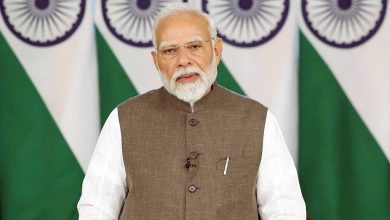 प्रधानमंत्री नरेंद्र मोदी खाड़ी संकट पर बोलते हुए