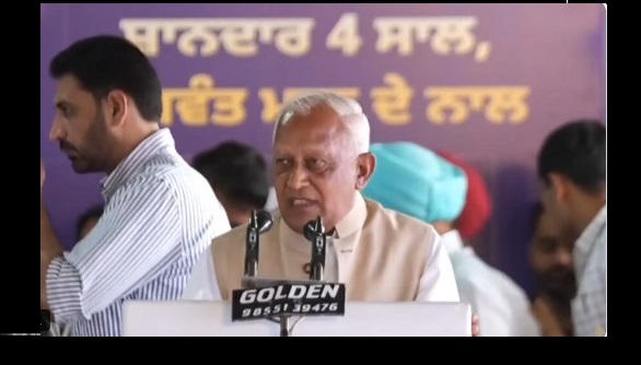 बरिंदर गोयल ने पंजाब नहर जल सिंचाई योजना 2026 और किसानों के लिए नहरी पानी के बढ़ते उपयोग पर रैली में भाषण दिया।