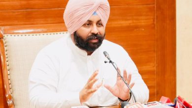 हरजोत सिंह बैंस उद्घाटन करते हुए पंजाब स्थायी टेंट सिटी होला मोहल्ला में