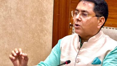अमन अरोड़ा पंजाब 'आप' अध्यक्ष, 16,000 जनसभाओं और 4 साल के रिपोर्ट कार्ड की घोषणा करते हुए।