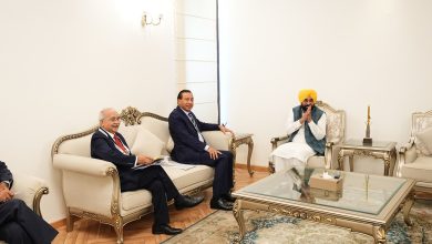 मुख्यमंत्री भगवंत मान और लक्ष्मी एन मित्तल की निवेश को लेकर बैठक