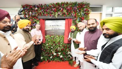 धूरी में मुख्यमंत्री भगवंत मान द्वारा उद्घाटित सब-डिविज़नल अस्पताल और मातृ-शिशु अस्पताल का आधुनिक भवन