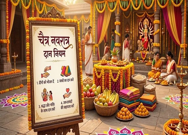 Chaitra Navratri 2026 – चैत्र नवरात्र में 4 चीजों का दान, धन लाभ और समाज में रुतबा
