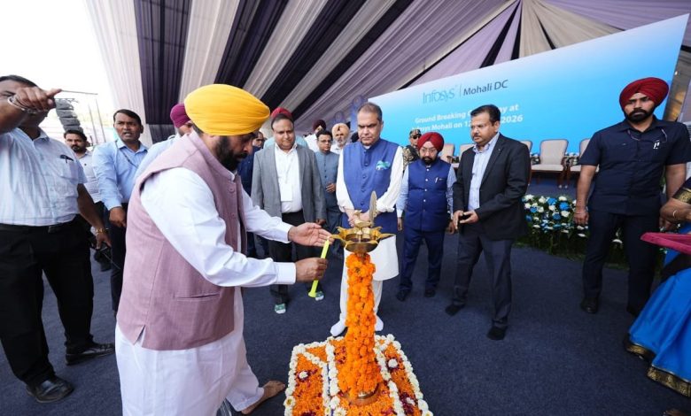 पंजाब में निवेश और रोजगार: CM भगवंत मान मोहाली में Infosys Ltd कैंपस का उद्घाटन करते हुए