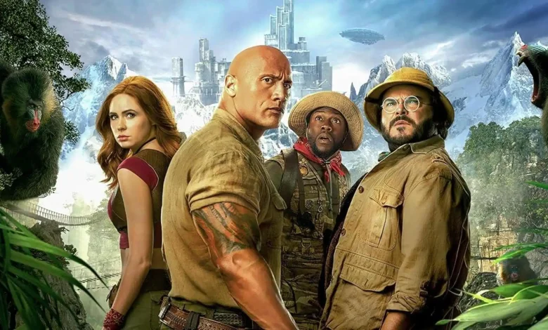 ड्वेन जॉनसन जुमानजी 3 सेट पर शूटिंग