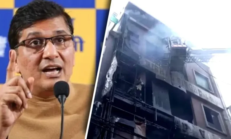 पालम अग्निकांड में फायर ब्रिगेड की लापरवाही, सौरभ भारद्वाज ने जांच की मांग की