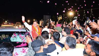 उत्तराखंड में पुष्कर सिंह धामी रोड शो के दौरान जनसैलाब और उत्साही स्वागत
