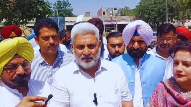 लाल चंद कटारुचक गेहूं खरीद समीक्षा श्री फतेहगढ़ साहिब मंडी में किसानों को भुगतान और खरीद प्रक्रिया का निरीक्षण करते हुए