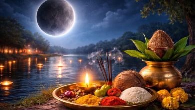 वैशाख अमावस्या तुलसी मंत्र जप करते श्रद्धालु और तुलसी पूजन की विधि