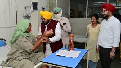 मुख्यमंत्री भगवंत सिंह मान द्वारा बठिंडा के एडवांस्ड कैंसर इंस्टीट्यूट का अचानक दौरा, सुविधाओं और मरीजों की देखभाल का जायजा लिया