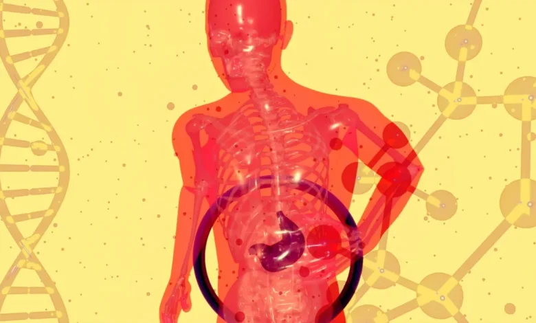 फैटी लिवर के कारण और इलाज दर्शाता मेडिकल इन्फोग्राफिक जिसमें लिवर में फैट जमा होने की स्थिति दिखाई गई है