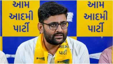 AAP विधायक गोपाल इटालिया वायरल ऑडियो मामले पर बयान देते हुए।