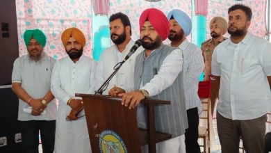 हरदीप सिंह मुंडियां सहनवाल मंडी में मान सरकार की उपलब्धियां साझा करते हुए