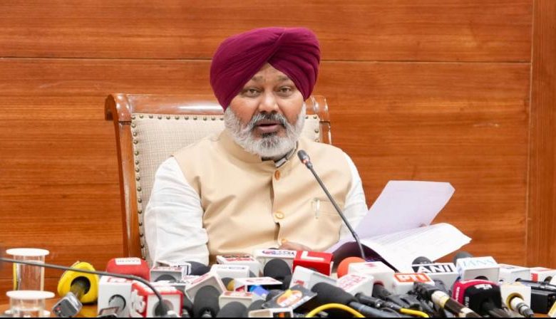 पंजाब जीएसटी संग्रह 2026 में 12.52% की वृद्धि, वित्त मंत्री हरपाल सिंह चीमा ने आंकड़े साझा किए।