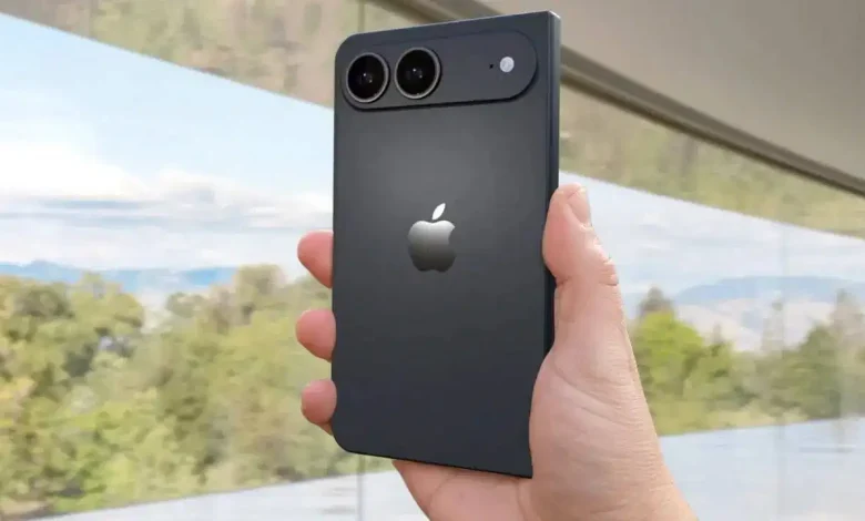 iPhone Ultra लीक डिजाइन जिसमें Apple का फोल्डेबल प्रीमियम स्मार्टफोन और भविष्य का डिस्प्ले दिखाया गया है
