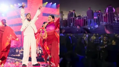 करण औजला मुंबई कॉन्सर्ट झड़प के दौरान महालक्ष्मी रेसकोर्स के बाहर लोगों के बीच हुई मारपीट का दृश्य