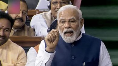 संसद में महिला आरक्षण बिल पर भाषण देते हुए प्रधानमंत्री नरेंद्र मोदी