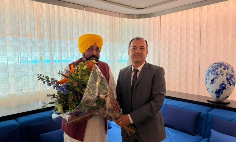 पंजाब के औद्योगिक विकास को गति देने और वैश्विक निवेश को आकर्षित करने के लिए मुख्यमंत्री भगवंत सिंह मान आज से नीदरलैंड के दौरे पर