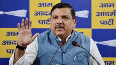 संजय सिंह मोदी सरकार की विदेश नीति पर बोलते हुए, भारत की प्रतिष्ठा को लेकर चिंता जताते हुए।