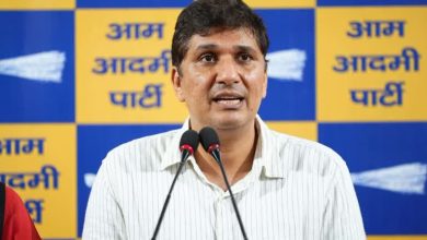 हनुमान जन्मोत्सव 2026 शोभा यात्रा चिराग दिल्ली में सौरभ भारद्वाज के नेतृत्व में