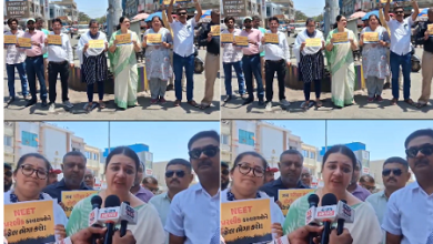 NEET पेपर लीक मुद्दे पर पूरे गुजरात में AAP का विरोध प्रदर्शन, छात्रों के हक के लिए उठी आवाज