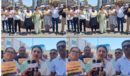 NEET पेपर लीक मुद्दे पर पूरे गुजरात में AAP का विरोध प्रदर्शन, छात्रों के हक के लिए उठी आवाज